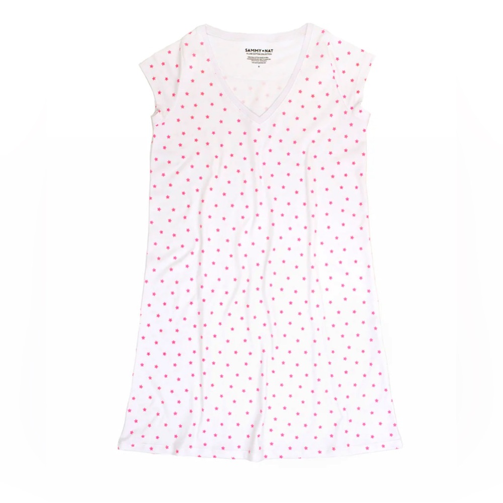 Women’s mini star night gown in pink by Sammy + Nat - NWT 🏆